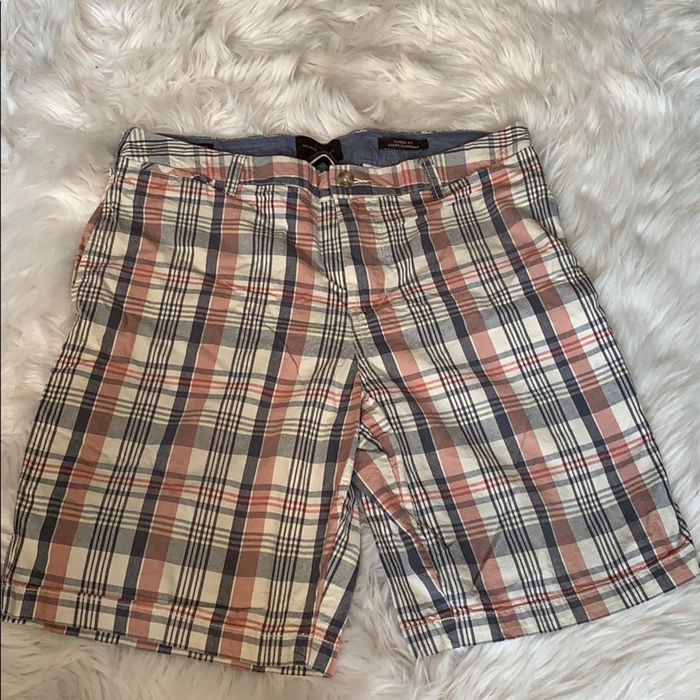 Plaid shorts size 35